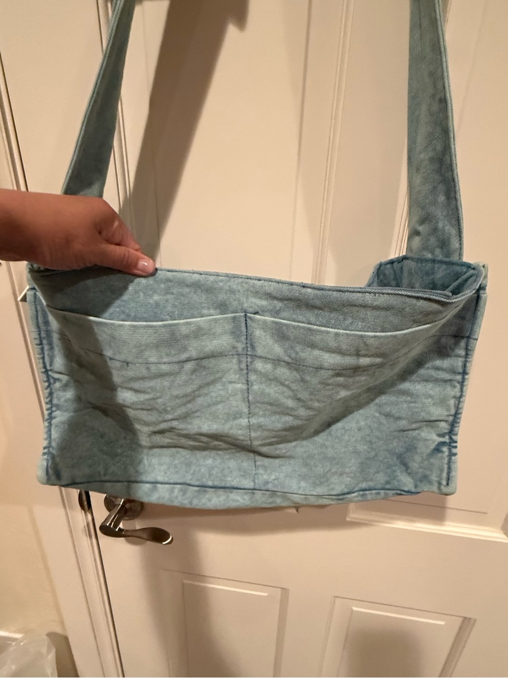 NWT Free People Camp Crush Sling Blue Bag